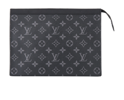 Louis Vuitton Pochette Voyage MM, Canvas, Mono Eclipse, FL2220, 3*